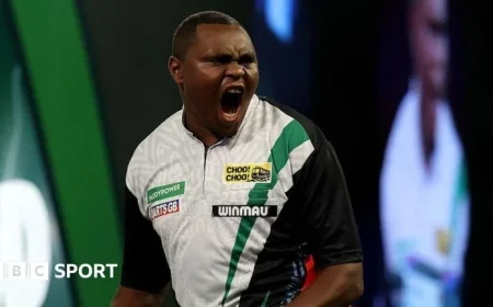 David Munyua Upsets World No. 18 Mike de Decker at 2026 Darts Championship