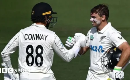 Dean Conway and Tom Latham’s 323-Run Stand Dominates New Zealand v West Indies