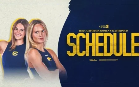 2026 Cal Women’s Water Polo Schedule Released