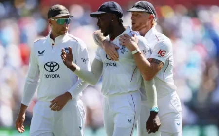 Ben Stokes, Jofra Archer Clash as England Struggles in Ashes Heat