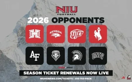 NIU Football’s 2026 Mountain West Opponents Revealed