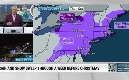 Northeast Braces for Strong Winds, Potential Travel Disruptions