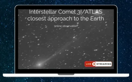 Live Stream Tonight: Interstellar Comet 3I/ATLAS Makes Closest Earth Approach