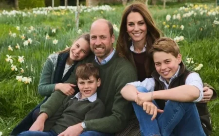 Prince and Princess of Wales Unveil 2023 Christmas Card Photo