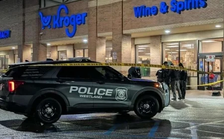 Police Hunt Suspect in Westland Kroger Shooting