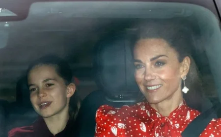 Kate Middleton Revives Classic Dress at Buckingham Palace Holiday Lunch