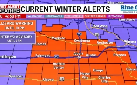 Thursday Evening Whiteout to Create Challenging Travel Conditions