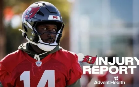 Buccaneers vs. Panthers Injury Report: Godwin Jr., Evans Missed Practice
