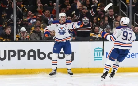 McDavid’s Short-Handed Goal Leads Oilers to Victory Over Bruins
