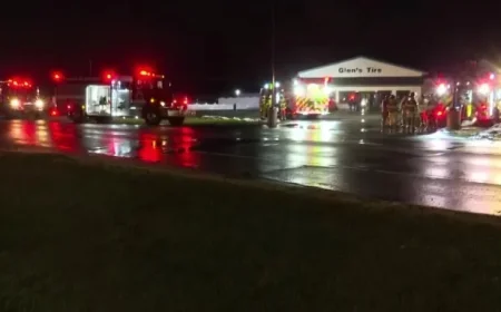 Glen’s Tire Shop in Nappanee Damaged by Fire