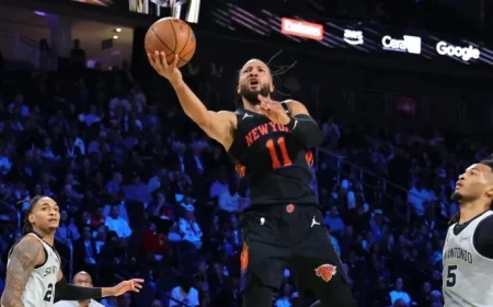 Jalen Brunson Shines in Emirates NBA Cup, Climbs Kia MVP Ladder