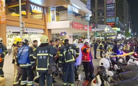 Smoke Grenade Attack in Taipei Leaves 1 Dead, 8 Injured