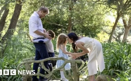 Harry and Meghan Celebrate Christmas with Archie and Lilibet in Photo