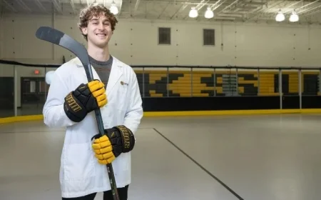 Hockey and Science Propel Student to a Thriving Research Community