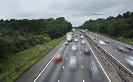 Woman Hospitalized in Five-Car M1 Crash, Commuters Endure Long Delays