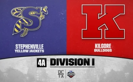 Stephenville and Kilgore Face Off in 4A DI State Championship Showdown