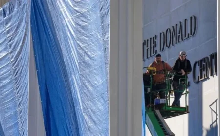 Trump’s Name Now Adorns Kennedy Center Signage