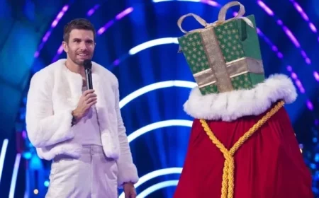 Masked Singer Host Joel Dommett Scolded for Revealing Christmas Celebrity Name