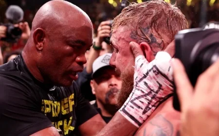 Anderson Silva Reacts as Jake Paul Challenges Anthony Joshua