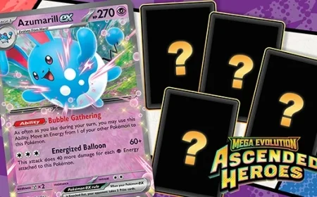 Koraidon ex, Azumarill ex, Groudon Highlight Mega Evolution—Ascended Heroes