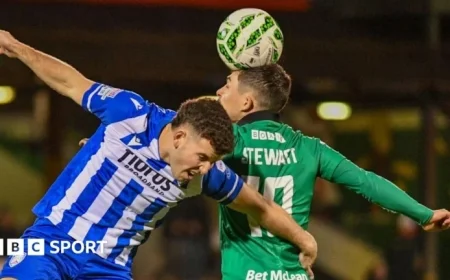 Glentoran Battles Coleraine in Irish Premiership Showdown