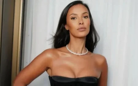 Maya Jama Dazzles on Red Carpet in Bold Black Skirt