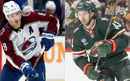 NHL EDGE Analysis: Cale Makar vs. Quinn Hughes Stats Comparison