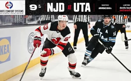 Devils Aim to Sustain Vegas Success in Utah Clash | PREVIEW