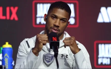 Gambler Risks $1.3 Million on Anthony Joshua Triumph Against Jake Paul