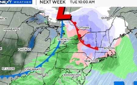 Snowfall Forecast: Massachusetts Could See a White Christmas Tuesday