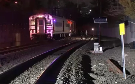 NJ Transit Train Derails in Montclair, Injuring 17 Passengers
