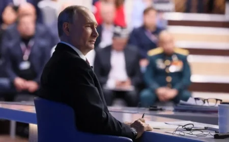 Putin Vows to Achieve Kremlin’s Military Objectives in Ukraine