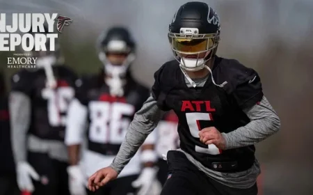 Drake London, Two Defensive Starters Questionable Against Arizona Cardinals