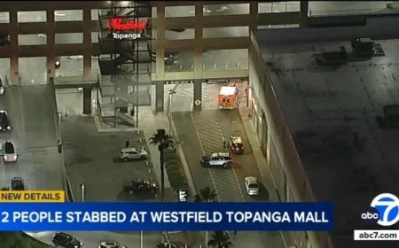 Two Stabbed at Westfield Topanga Mall During Holiday Shopping Season