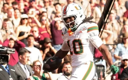Miami Defeats Texas A&M with Clutch Goal Line Stand in Playoff