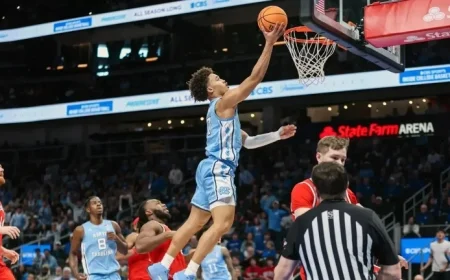 Tar Heels Edge Ohio State 71-70 in Thrilling Rally