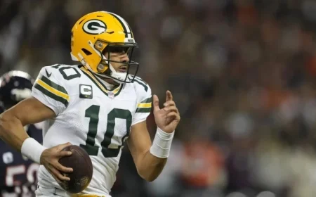 Jordan Love Exits Game Following Illegal Hit and Heads to Training Room