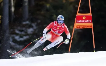 Von Allmen Triumphs in Thrilling Val Gardena Downhill Victory