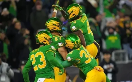 Oregon Defeats JMU 51-34, Advances to Playoff Quarterfinals