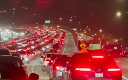 Southern California Freeways Face Delays as Holiday Travel Surge Hits