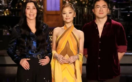 Bowen Yang Bids Farewell on ‘SNL’ with Ariana Grande’s Support