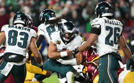 Eagles Secure NFC East Title Again with Victory Over Commanders