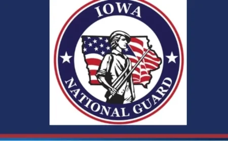 Wounded Iowa National Guard Soldiers Return from Syria Attack