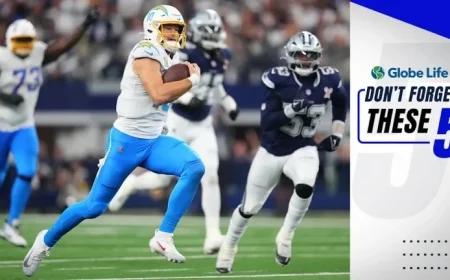 Herbert Evades Sack, Fumble: 5 Key Moments to Remember