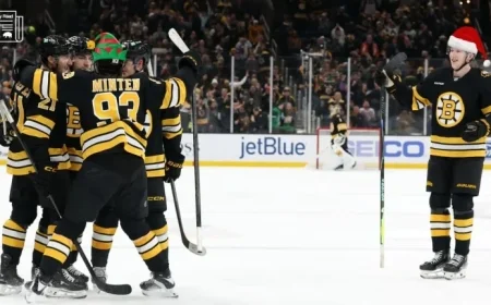 Boston Bruins Embrace Holiday Season: How They’re Celebrating