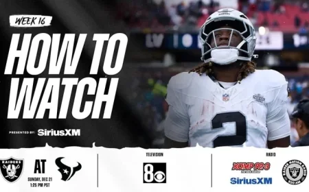 Watch and Stream Raiders vs. Texans Live on Raiders.com