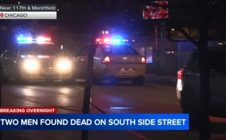 Chicago Police Investigate Deaths of Two in South Marshfield Block