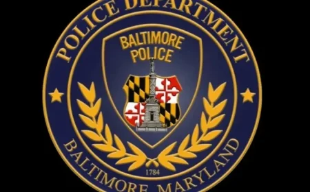 Baltimore Police Honor Fallen Officer James Beckham After Saturday Car Crash