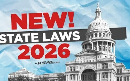 Texas Laws Take Effect January 1, 2026
