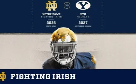 Notre Dame Football Confirms BYU Series on Official Athletics Website